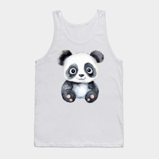 Panda Watercolor Tank Top